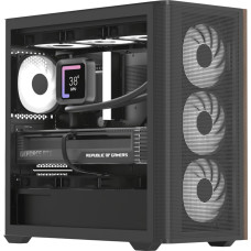 Корпус AeroCool D301A-G-BK-v2 (ACCS-DS03043.11) Black