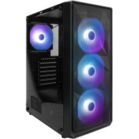 Корпус 1stPlayer FD3-BK-4F7 Black