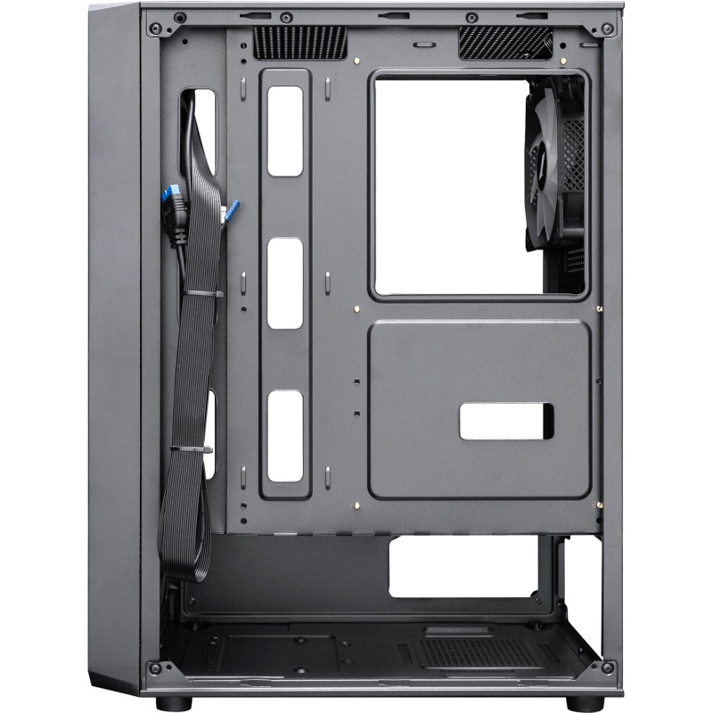 Корпус 1stPlayer FD3-BK-4F7 Black