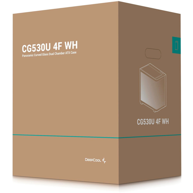 Корпус DeepCool CG530U 4F White (R-CG530U-WHAGA4-G)