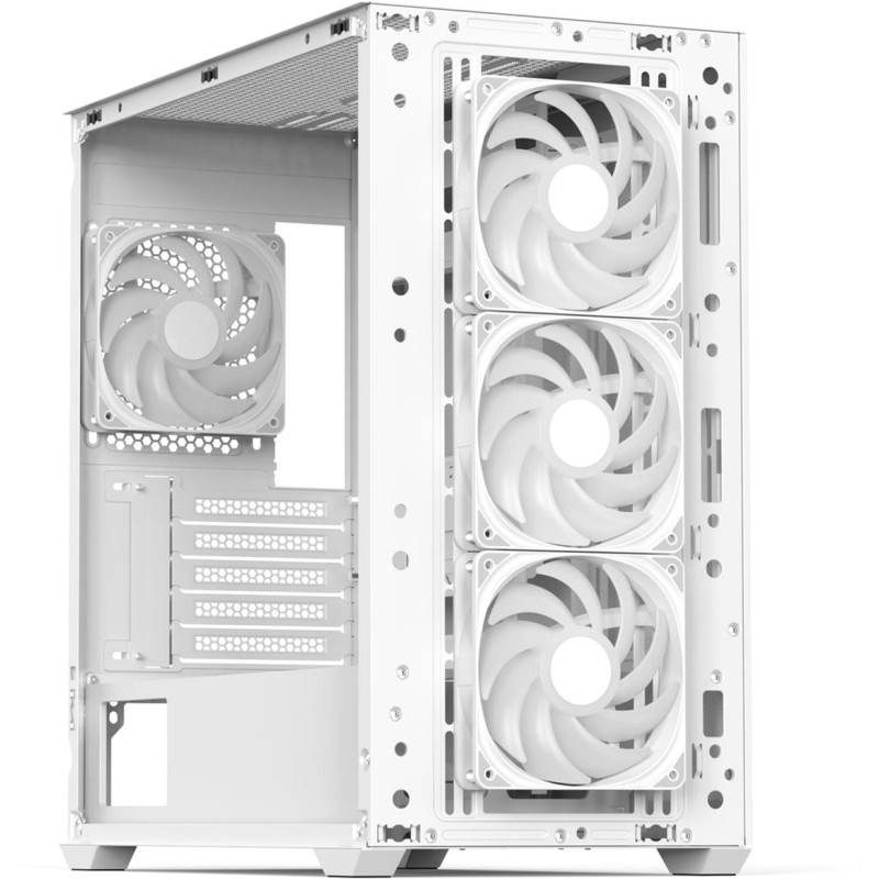 Корпус AeroCool D301A-G-WT-v2 (ACCS-DS03043.21) White