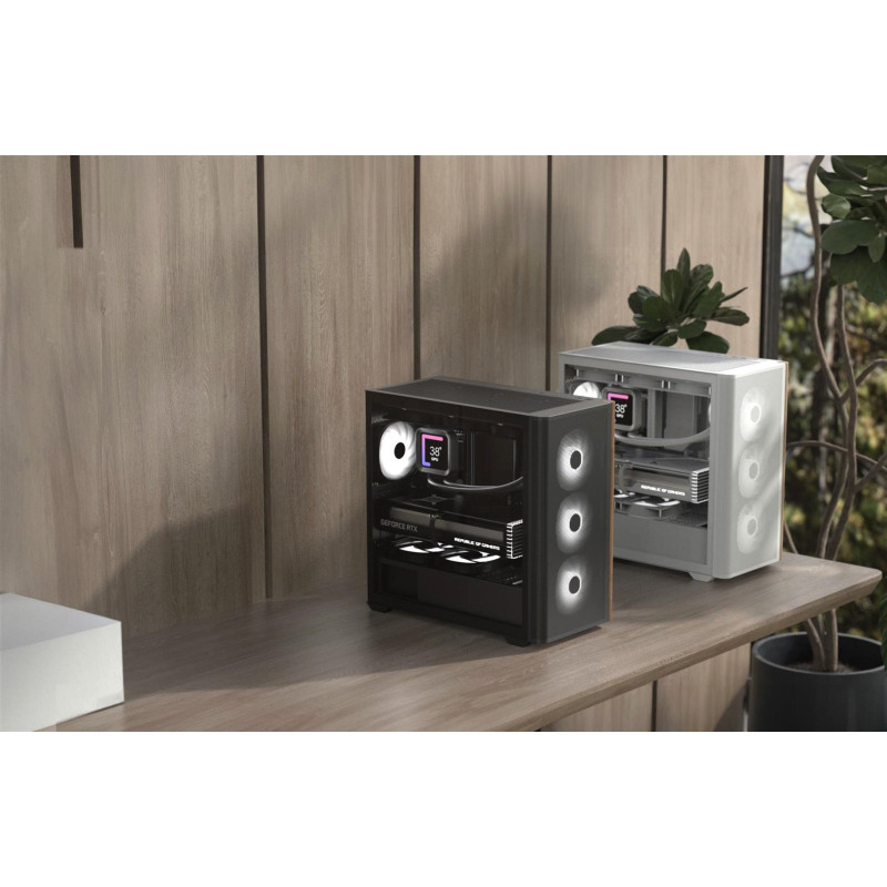 Корпус AeroCool D301A-G-WT-v2 (ACCS-DS03043.21) White