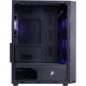 Корпус 1stPlayer FD3-M-BK-4F7 Black