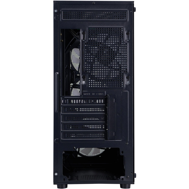 Корпус 1stPlayer FD3-M-BK-4F7 Black