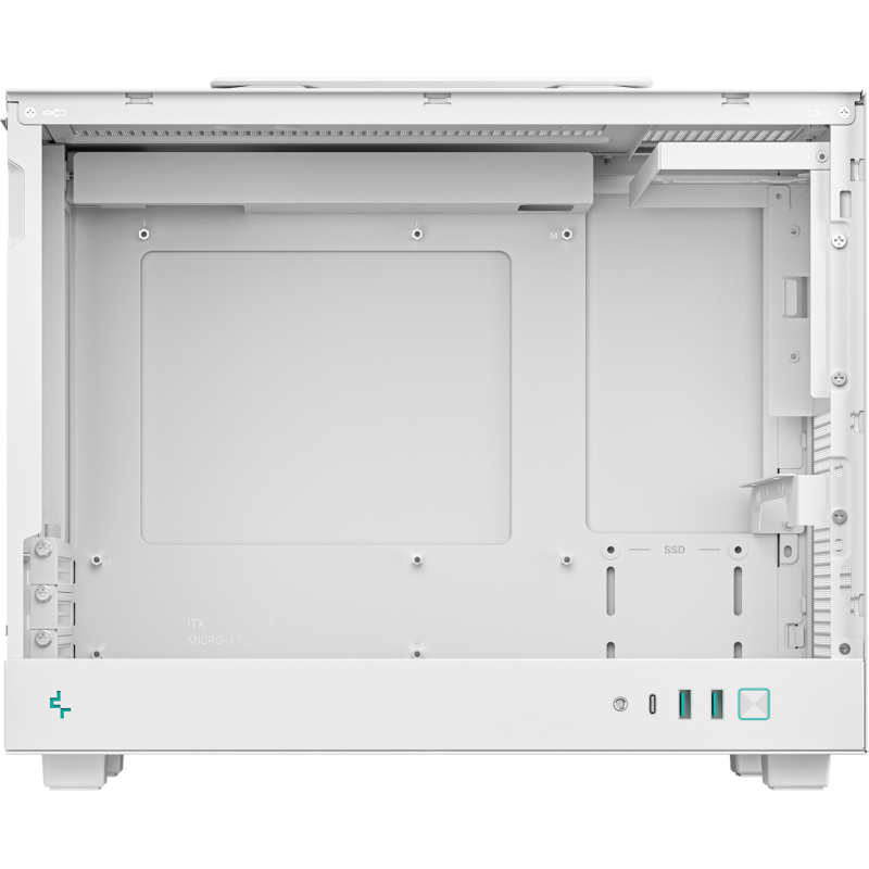 Корпус DeepCool CH160 Plus White (R-CH160-WHNGM0-G)