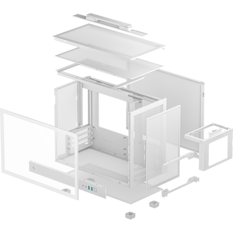 Корпус DeepCool CH160 Plus White (R-CH160-WHNGM0-G)