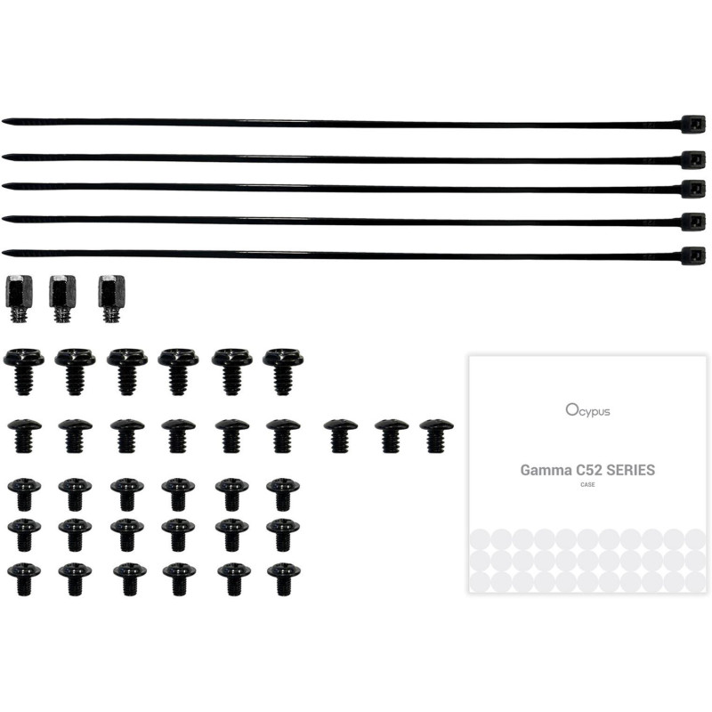 Корпус OCYPUS GAMMA C52 BK (GAMMA-C52-BKD000XX-GL)