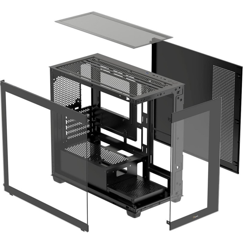 Корпус OCYPUS GAMMA C52 BK (GAMMA-C52-BKD000XX-GL)