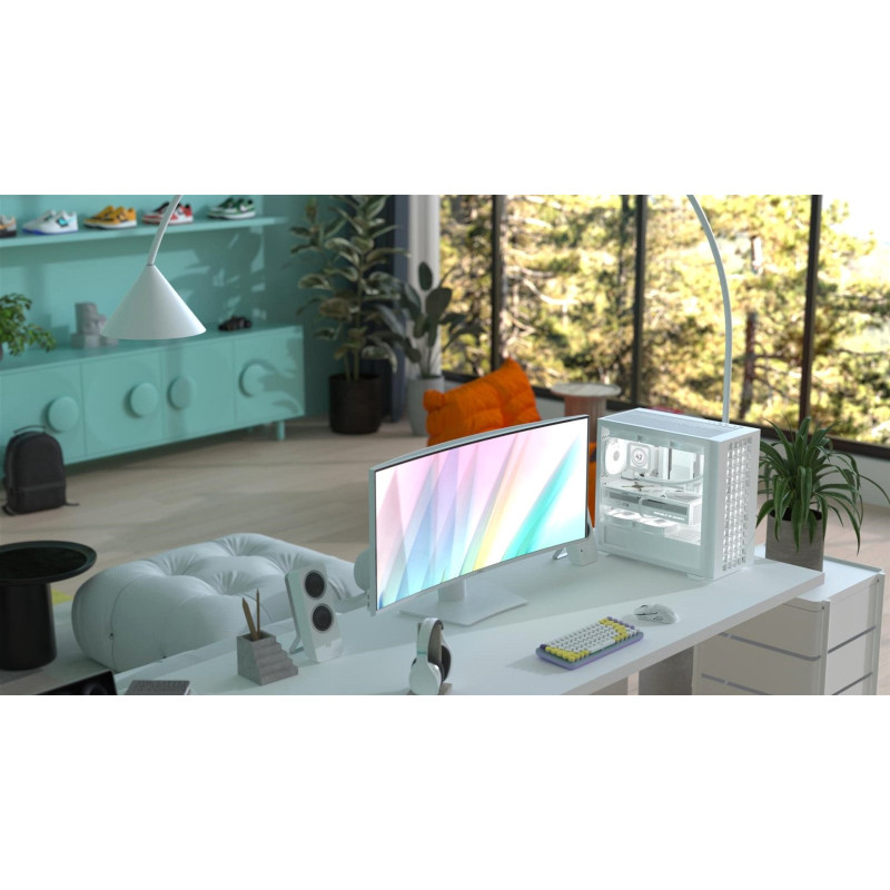 Корпус AeroCool D302A-G-WT-v1 (ACCS-DS04043.21) White