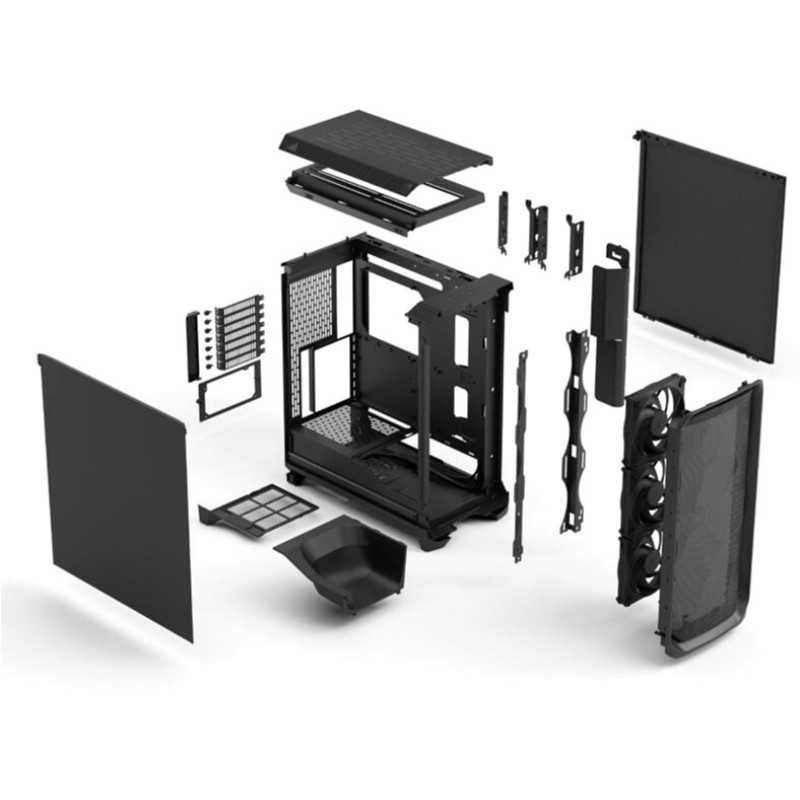 Корпус Fractal Design Meshify 3 Black Solid (FD-C-MES3A-01)