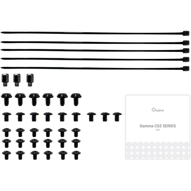 Корпус OCYPUS GAMMA C52 BK ARGB (GAMMA-C52-BKD300XX-GL)