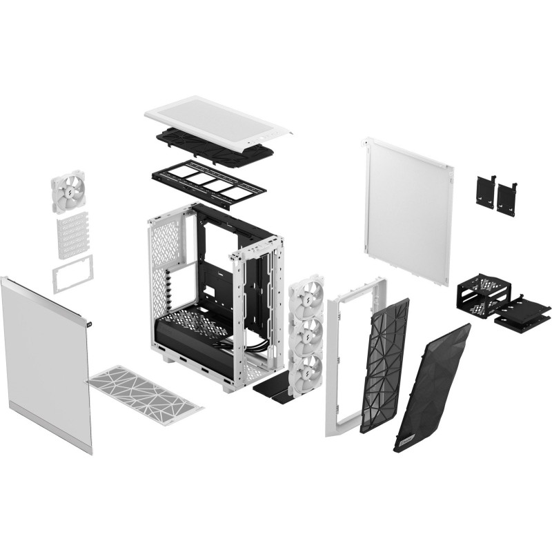 Корпус Fractal Design Meshify 2 Compact RGB White (FD-C-MES2C-08) 