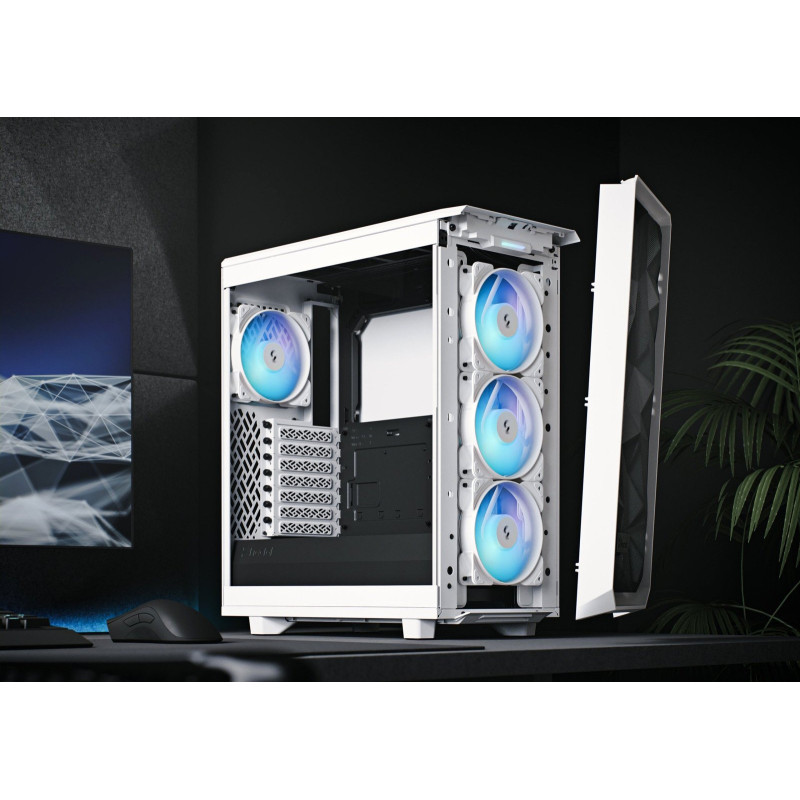 Корпус Fractal Design Meshify 2 Compact RGB White (FD-C-MES2C-08) 