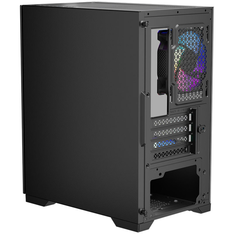 Корпус 1stPlayer X2-M-4F1 Black без БП