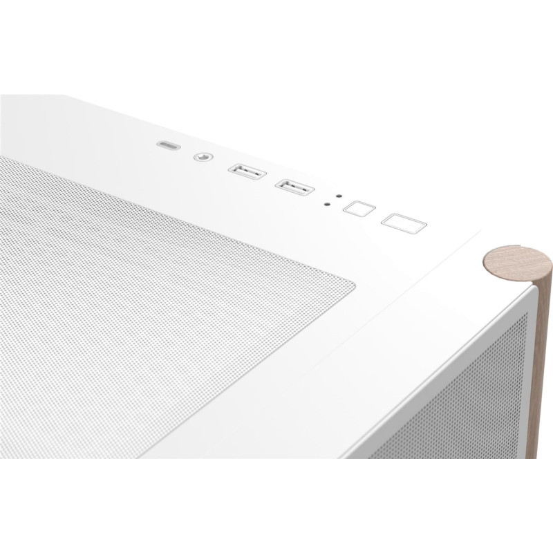 Корпус AeroCool D501A-G-WT-v2 (ACCM-DS01043.21) White