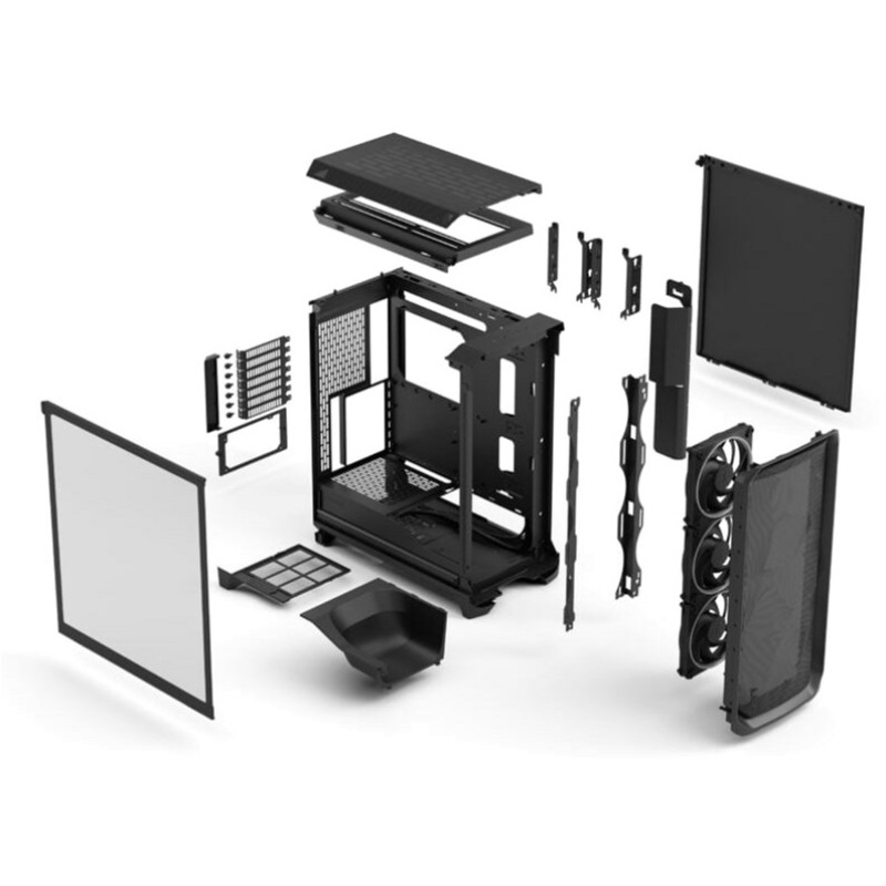 Корпус Fractal Design Meshify 3 Black RGB TG LT (FD-C-MES3A-06)