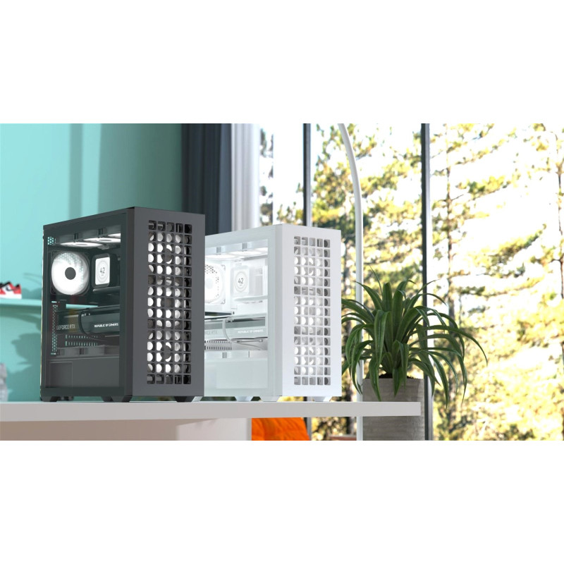 Корпус AeroCool D502A-G-WT-v1 (ACCM-DS02043.21) White