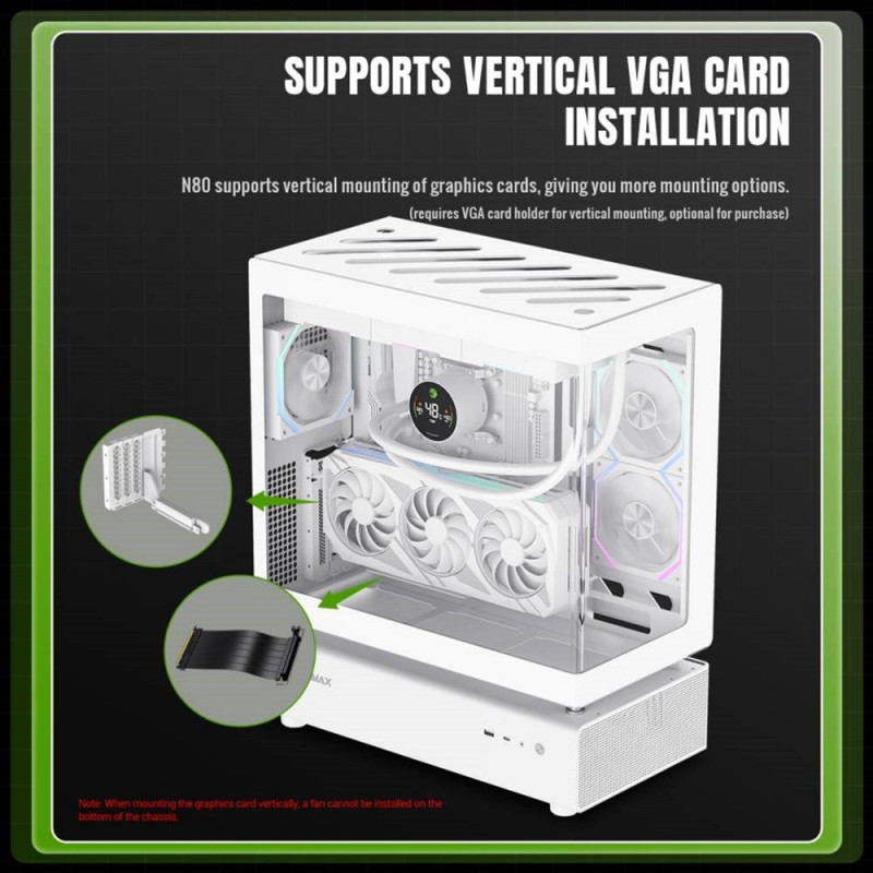 Корпус GameMax N80 White