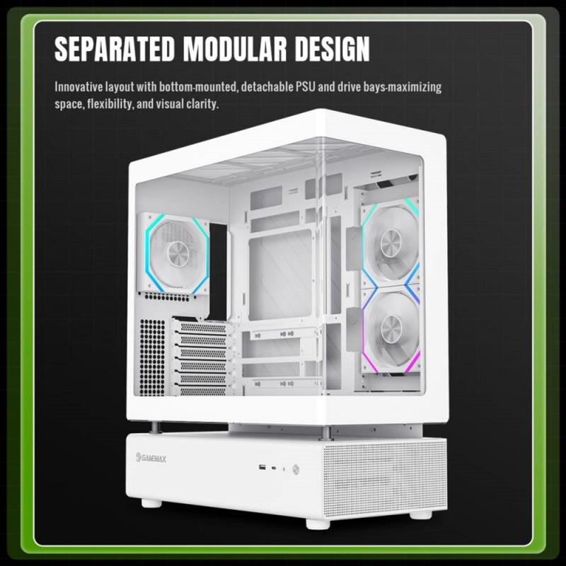 Корпус GameMax N80 White
