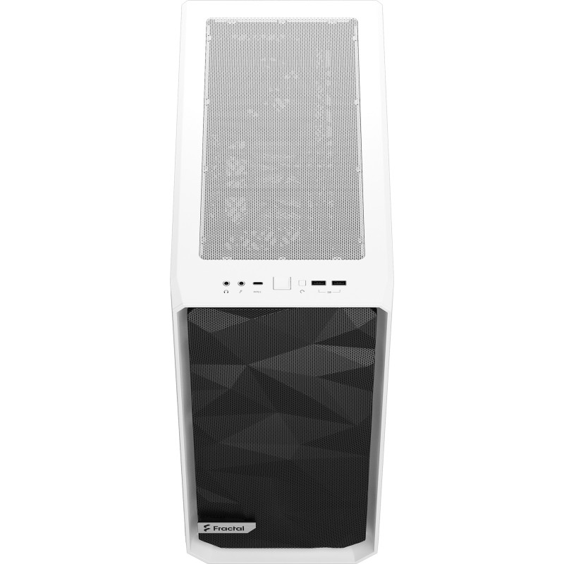 Корпус Fractal Design Meshify 2 Compact Clear Tempered Glass White (FD-C-MES2C-05)