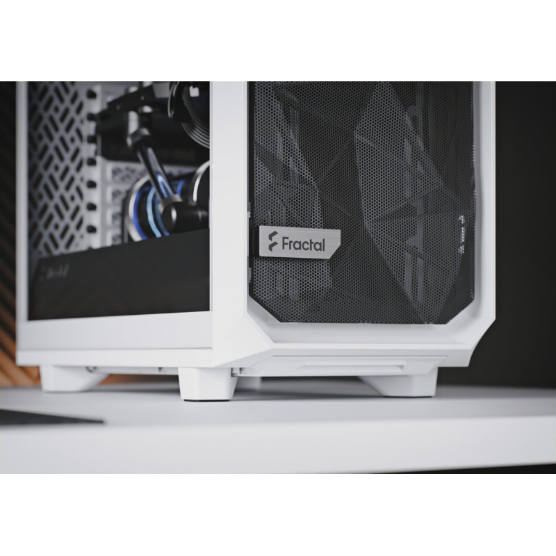 Корпус Fractal Design Meshify 2 Compact Clear Tempered Glass White (FD-C-MES2C-05)