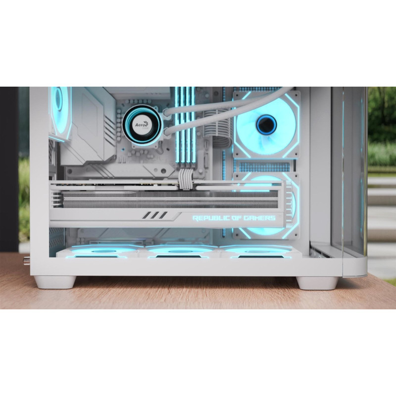 Корпус AeroCool P300C-G-WT-v1 (ACCS-PN02033.21) White