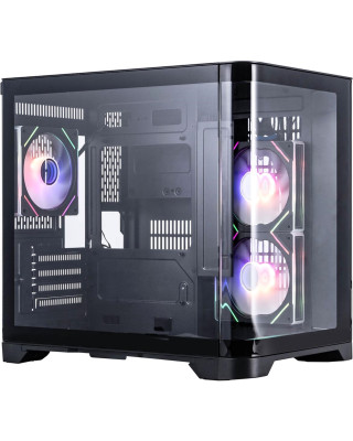 Корпус 1stPlayer UV5-BK-2FC7R-1FC7 Black