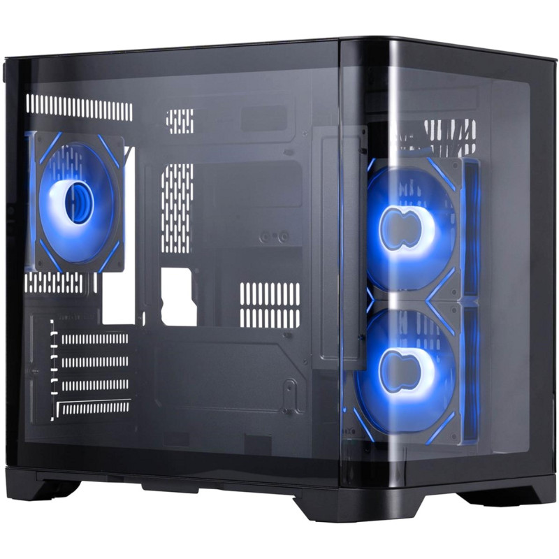 Корпус 1stPlayer UV5-BK-2FC7R-1FC7 Black