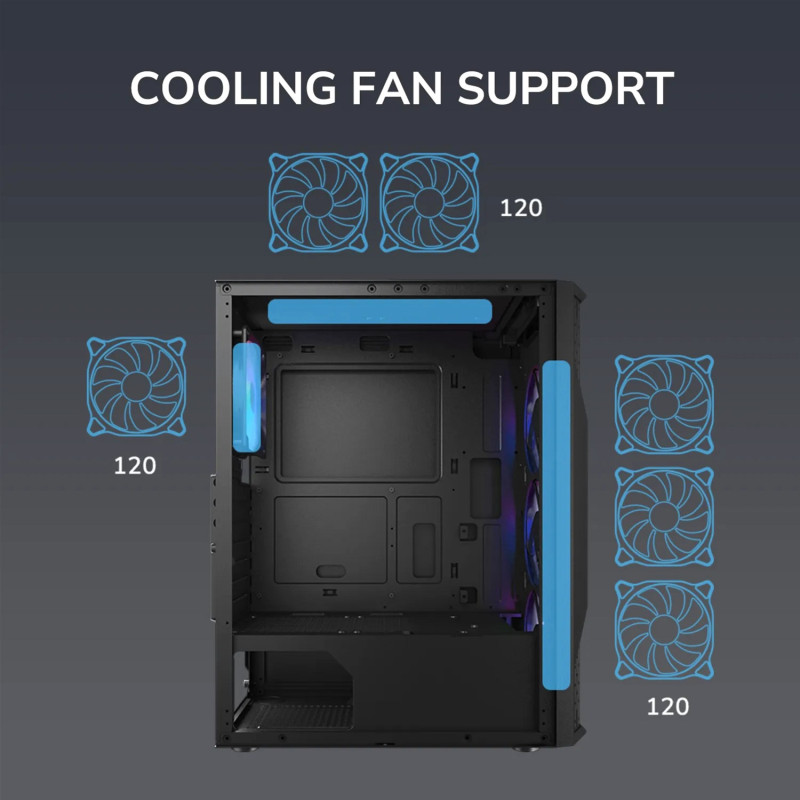 Корпус Cougar MX110 RGB Black