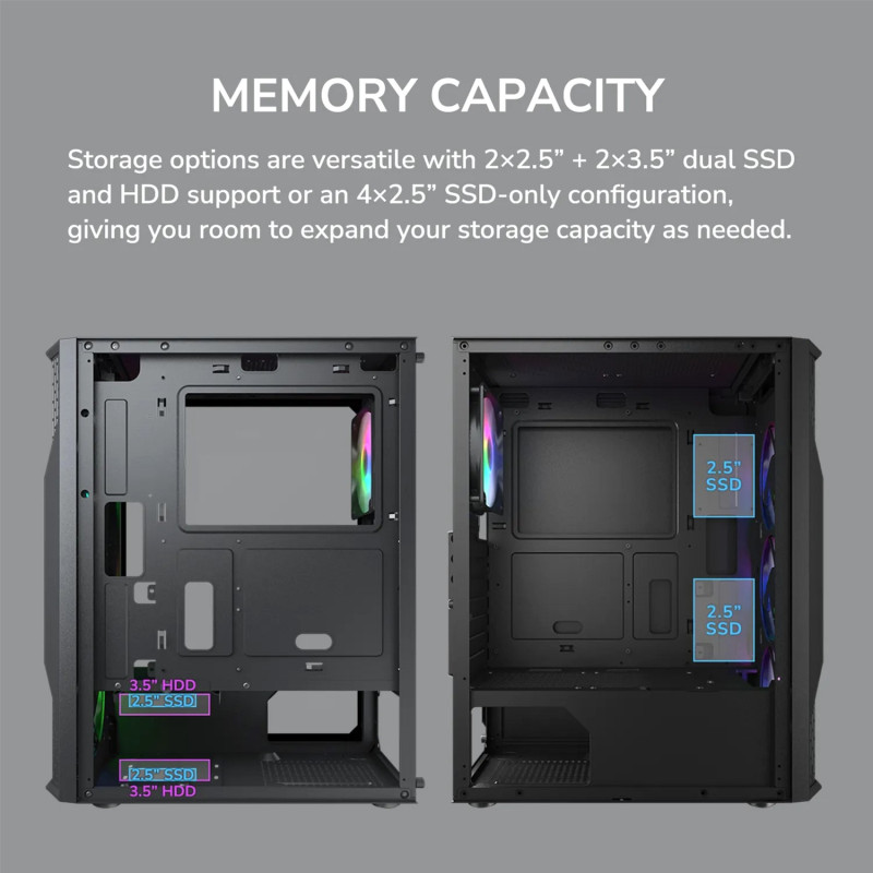 Корпус Cougar MX110 RGB Black