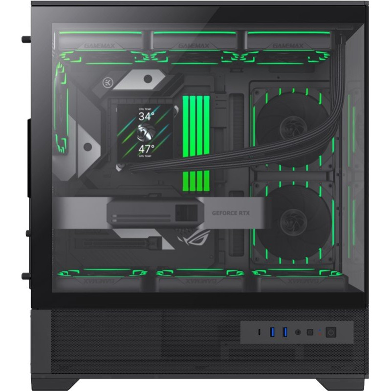 Корпус GameMax Vista 2 Black (VISTA 2 AB)