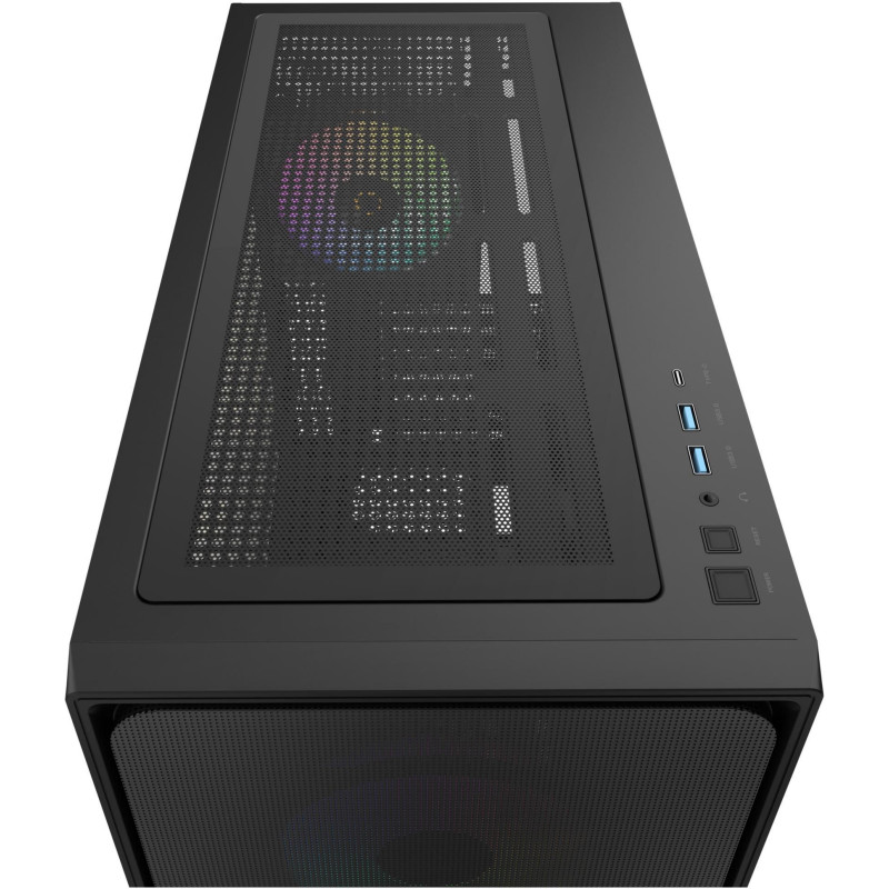 Корпус OCYPUS DELTA C70 BK ARGB (DELTA-C70-BKG400XX-GL)