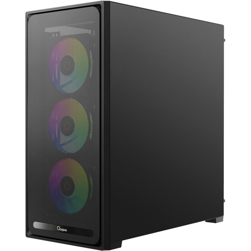 Корпус OCYPUS DELTA C70 BK ARGB (DELTA-C70-BKG400XX-GL)