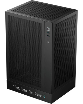Корпус DeepCool CH170 Digital Black (R-CH170-BKNPI0D-G-1)