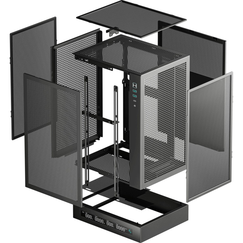 Корпус DeepCool CH170 Digital Black (R-CH170-BKNPI0D-G-1)