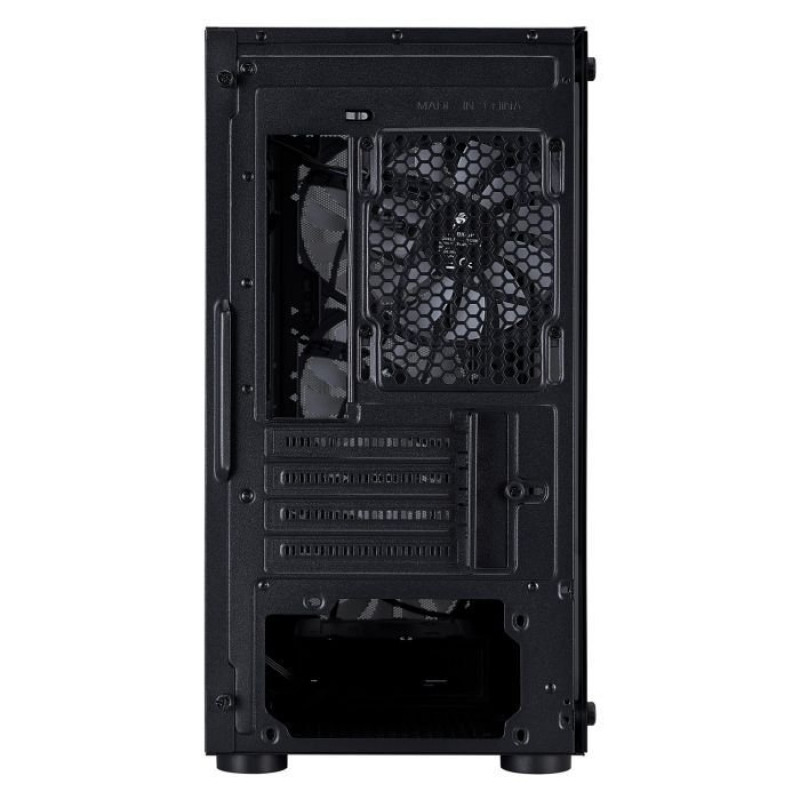 Корпус 1stPlayer X3-M-BK-4F1 Black