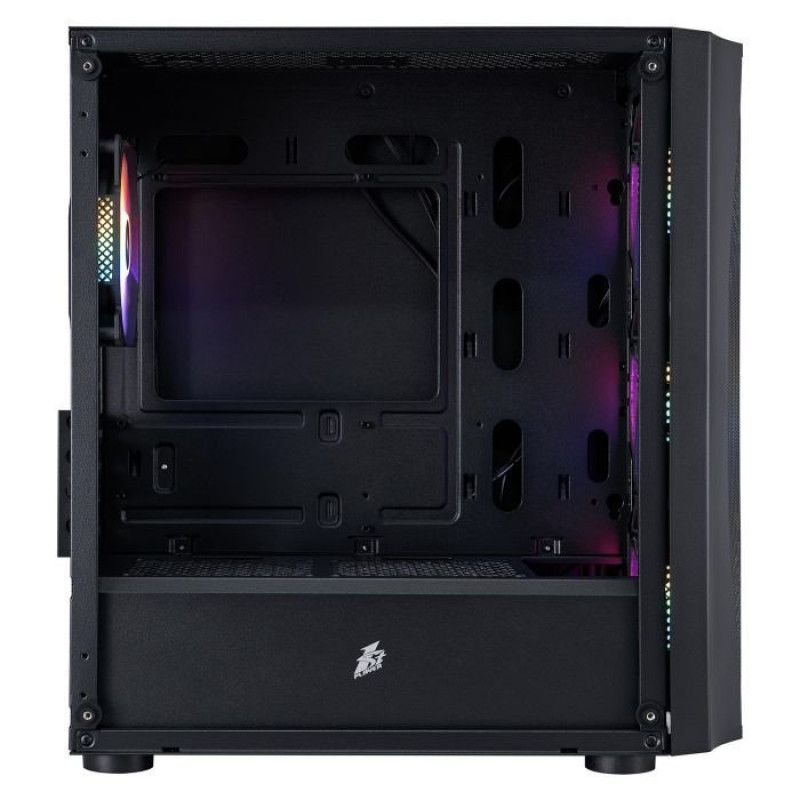 Корпус 1stPlayer X3-M-BK-4F1 Black
