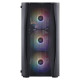 Корпус 1stPlayer X3-M-BK-4F1 Black