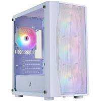 Корпус 1stPlayer X3-M-WH-4F1-W White