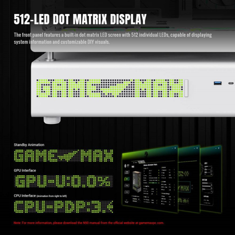 Корпус GameMax N90 WH