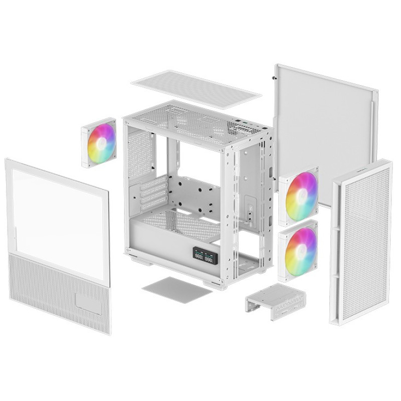 Корпус DeepCool CH360 Digital White (R-CH360-WHAPE3D-G-1)
