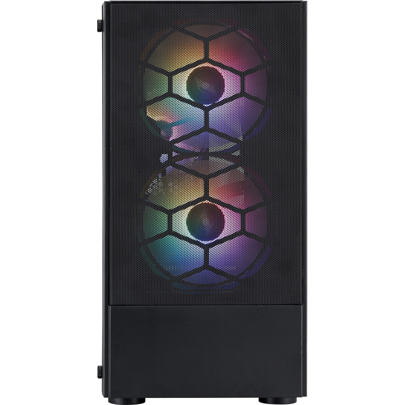 Корпус 1stPlayer X4-M-BK-2F1P-1F1 Black