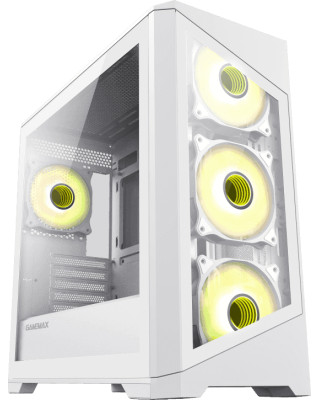 Корпус Gamemax Destroyer TGW White with window
