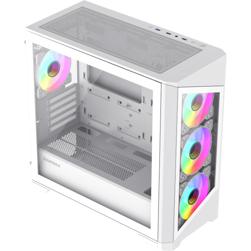 Корпус Gamemax Destroyer TGW White з віконцем