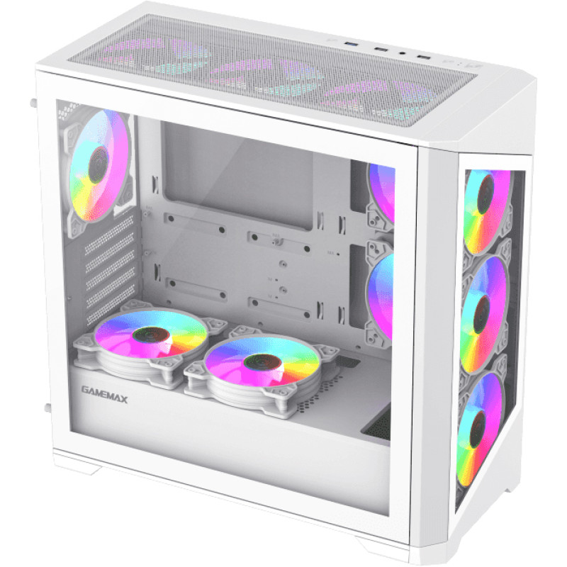 Корпус Gamemax Destroyer TGW White з віконцем