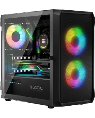 Корпус LogicConcept PORTOS MESH+GLASS ARGB (AM-PORTOS-10-0000000-0002)
