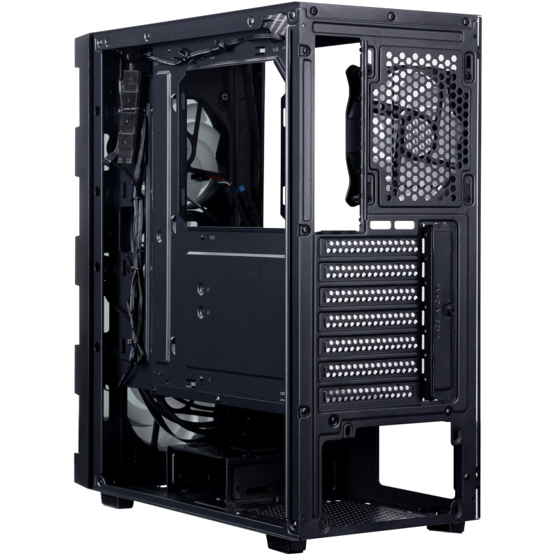 Корпус Prologix E114 Tempered Glass Black