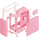 Корпус Hyte X50 STRAWBERRY MILK (CS-HYTE-X50G-SM)