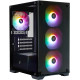 Корпус 1stPlayer X2-M-BK-4F7 Black