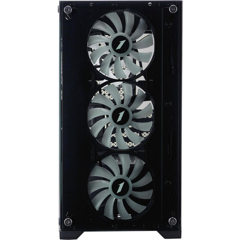 Корпус 1stPlayer X2-M-BK-4F7 Black